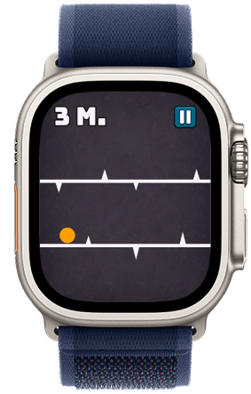 Apple Watch line reaction mini-game