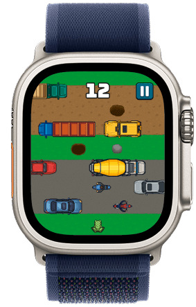 Apple Watch traffic mini-game