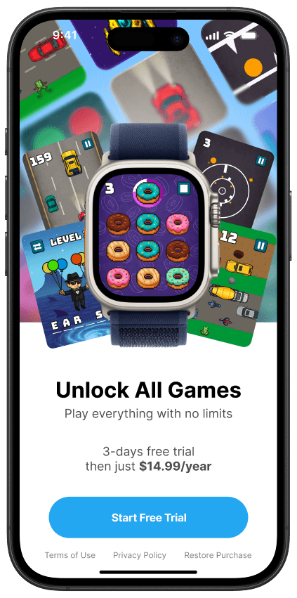 Paywall screen with trial offer